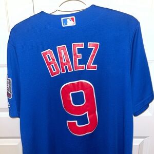 2016 Cubs Javier Baez World Series Champions Jersey